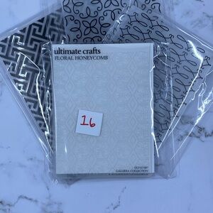 Four (4) Embossing Folders (item 16)
